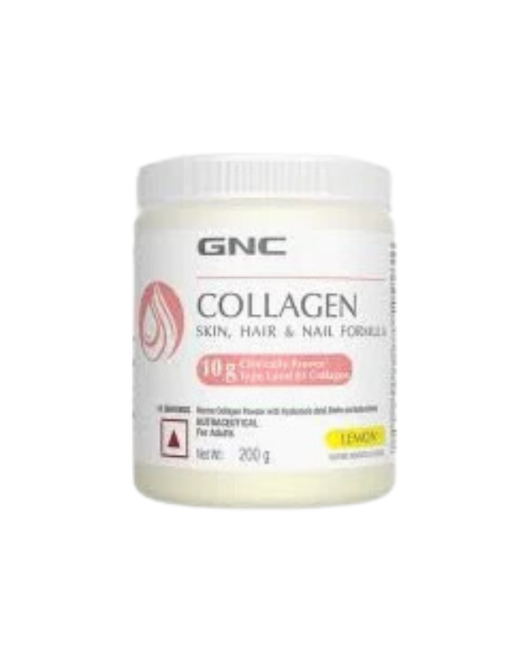 GNC Collagen Powder Pineapple with Hyaluronic Acid, Biotin & Antioxidants for Women & Men 200gm