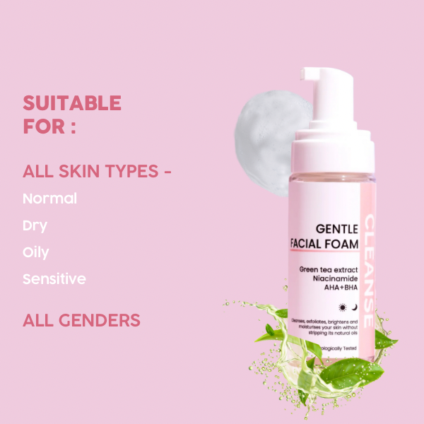 Skinby Dr.G Gentle Facial Foam Face cleanser: Green Tea and AHA Infused Cleansing Brilliance