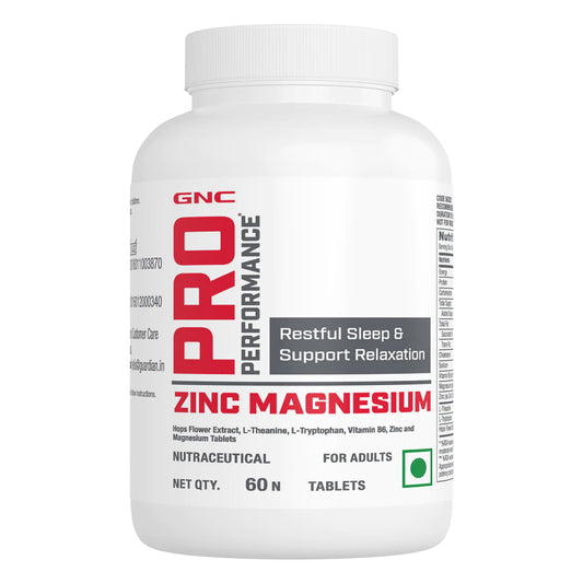 GNC Pro Performance Zinc Magnesium Amino Complex for Restful Sleep, Relieves Stress & Boosts Immunity