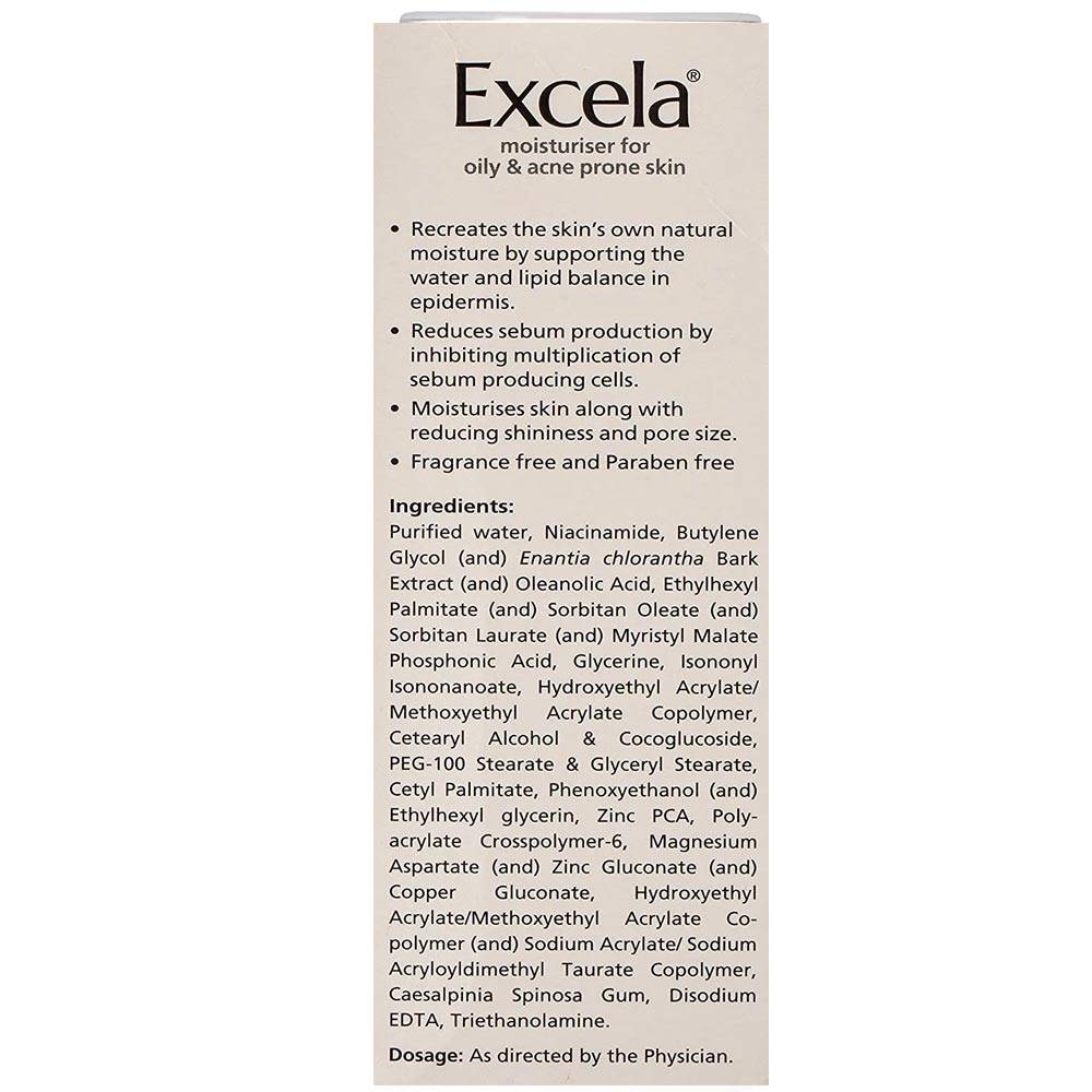 Cipla excela moisturizer for oily and acne prone skin Dr Geetika