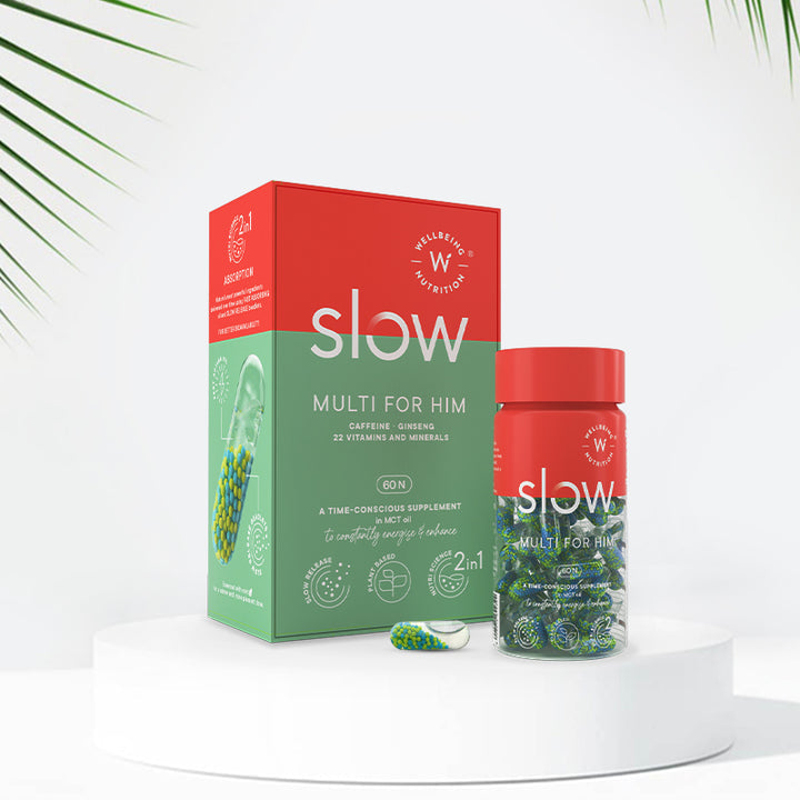Wellbeing Nutrition Slow Multivitamin for Him