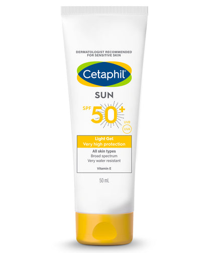cetaphil sun spf 50+ very high protection light gel